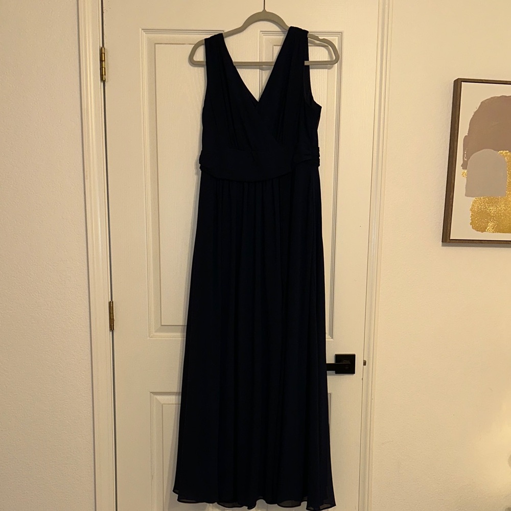 Lulu's Deep Blue Maxi Dress